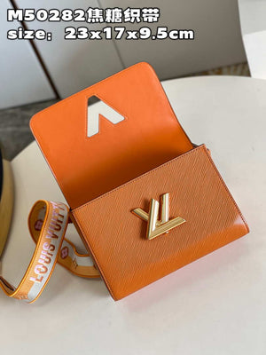 Louis Vuitton LV M50282 Twist MM Bag Epi Gold Cipango Beige - Default Title - View 7