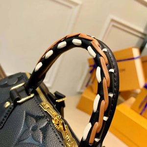 Louis Vuitton LV M58524 Speedy Bandouliere 25 Handbag Black - Default Title - View 4