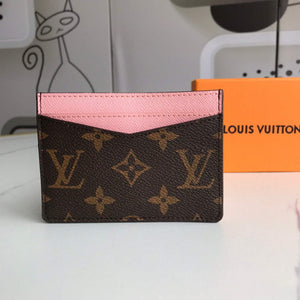 Louis Vuitton LV M60166 Neo Porte Cartes Wallets Monogram Pink - Default Title - View 1