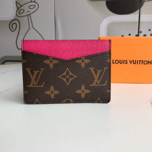 Louis Vuitton LV M60166 Neo Porte Cartes Wallets Monogram Plum - Default Title - View 1