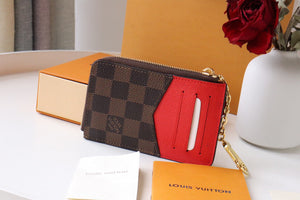 Louis Vuitton LV M69431 Card Holder Recto Verso Coffee Red - Default Title - View 2