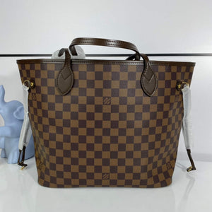 Louis Vuitton LV N41358 Neverfull MM Damier Ebene Cerise Red - Default Title - View 2