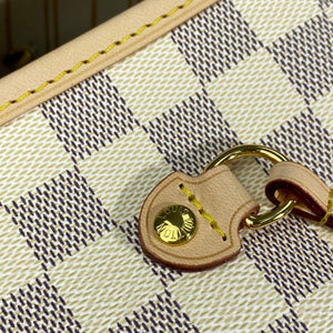 Louis Vuitton LV N41360 Neverfull GM Damier Azur Beige - Default Title - View 6