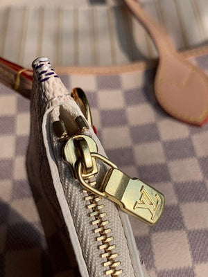 Louis Vuitton LV N41362 Neverfull PM Damier Azur Beige - Default Title - View 5
