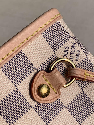 Louis Vuitton LV N41363 Neverfull PM Damier Azur Pink - Default Title - View 7