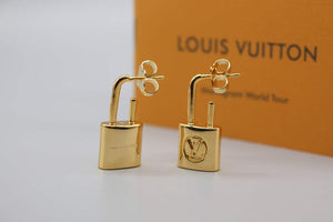 Louis Vuitton M01420 Cadenas Earrings Jewelry L50129 - Default Title - View 2
