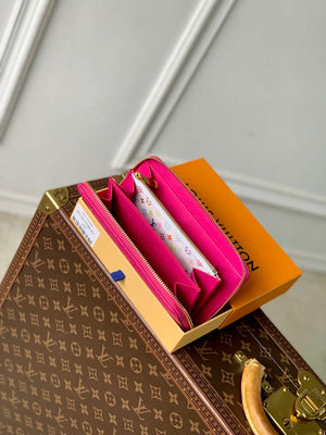 Louis Vuitton M13618 LV x TM Zippy Wallet Monogram Rose Red - Default Title - View 9