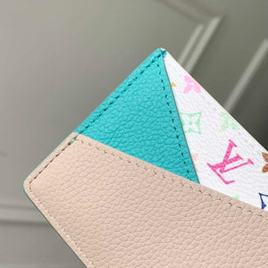 Louis Vuitton M14090 LV x TM Romy Card Holder Blue Gray - Default Title - View 5