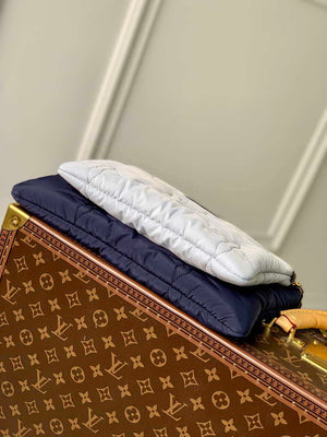 Louis Vuitton M21057 LV Maxi Multi Pochette Accessoires Bag M21056 Navy Blue and Silver - Default Title - View 4