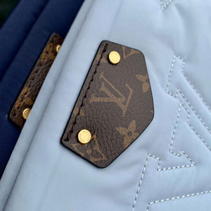 Louis Vuitton M21057 LV Maxi Multi Pochette Accessoires Bag M21056 Navy Blue and Silver - Default Title - View 5