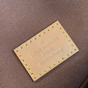 Louis Vuitton LV M45501 Montsouris PM monogram anvas natural leather - Default Title - View 7
