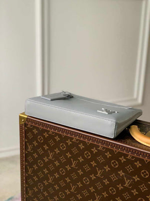 Louis Vuitton M69836 LV Aerogram Pochette iPad M69837 Gray - Default Title - View 4