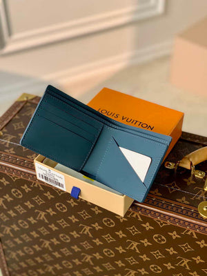 Louis Vuitton M81026 Multiple Wallet LV aerogram Navy Blue - Default Title - View 4