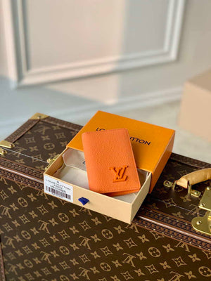 Louis Vuitton M81028 Pocket Organizer LV aerogram Orange - Default Title - View 1