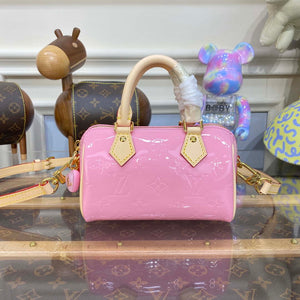 Louis Vuitton LV M81879 Nano Speedy Bag Monogram vernis - Default Title - View 1