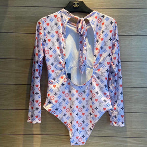 Louis Vuitton Monogram one-piece swimsuit LV 1A9N66 - S - View 2