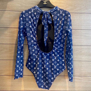 Louis Vuitton Monogram one-piece swimsuit LV 1A9N68 - S - View 2