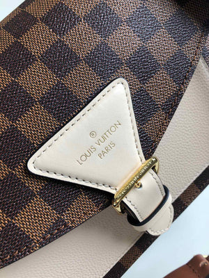 Louis Vuitton N40148 LV Trendy Crossbody Bag Damier Ebene Beige - Default Title - View 5