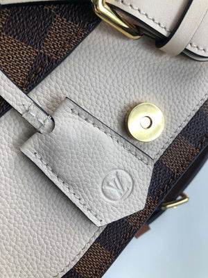 Louis Vuitton N40148 LV Trendy Crossbody Bag Damier Ebene Beige - Default Title - View 6