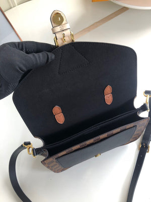 Louis Vuitton N40148 LV Trendy Crossbody Bag Damier Ebene Black - Default Title - View 7