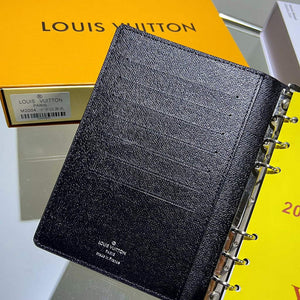 Louis Vuitton R20242 Medium Ring Agenda Cover Black - Default Title - View 3