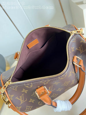 Louis Vuitton Speedy 30 Bag LV M29199 Monogram Brown - Default Title - View 12