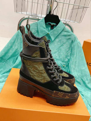 Louis Vuitton Women Shoes 1AAJ4M Territory Flat Rangers 2022 Collection L60098 - 35 - View 1