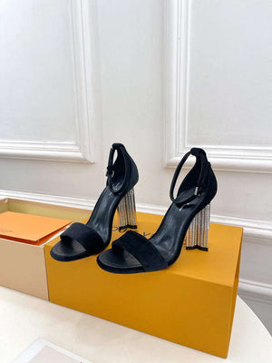 LV 1A4V1M Louis Vuitton Silhouette Sandals L66380 - US 4=Euro 35 - View 4