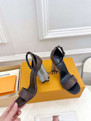 LV 1A4V1M Louis Vuitton Silhouette Sandals L66381 - US 4=Euro 35 - View 3