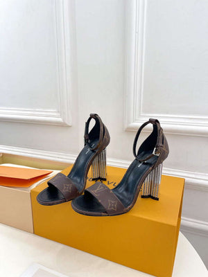 LV 1A4V1M Louis Vuitton Silhouette Sandals L66381 - US 4=Euro 35 - View 4