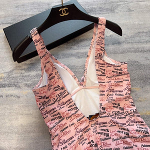 LV 1A9X2H Louis Vuitton Women's Fashion One-Piece Swimsuit L65398 - S - View 5
