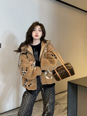 LV 1AAAWE Louis Vuitton Women's Fashion Clothing Jacket L55732 - S - View 1