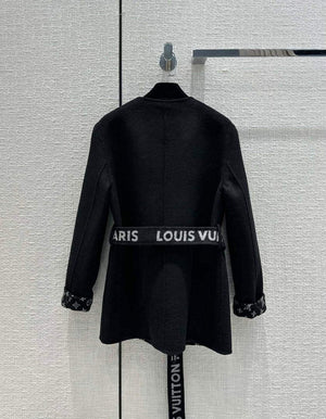 LV 1AA8SY Louis Vuitton Women's Fashion Clothing Wrap Coat L55723 - S - View 9