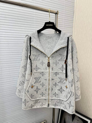 LV 1AAAWE Louis Vuitton Women's Fashion Clothing Coat L55733 - S - View 1