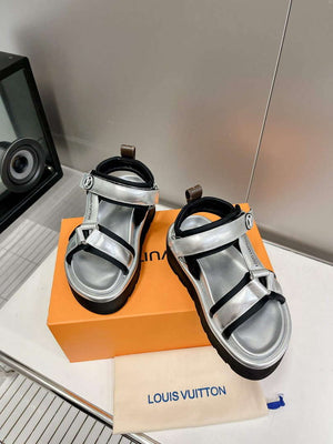 LV 1AABR6 Louis Vuitton Pool Pillow Flatform Comfort Sandals L600731 - US 4=Euro 35 - View 2