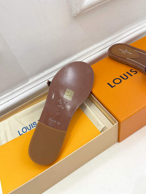 LV 1AAC3Y Louis Vuitton Lock It Flat Mules L99040 - 35 - View 9