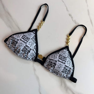 LV 1AALU4 Louis Vuitton Women's Fashion Swimsuit Bikini L65393 - S - View 2