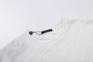 LV 1AAU5B Louis Vuitton Explosive style velvet Men Women's T-shirt L56222 - S - View 2