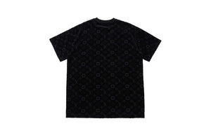LV 1AAU5B Louis Vuitton Explosive style velvet Men Women's T-shirt L56221 - S - View 8