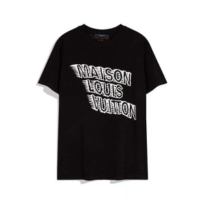 LV 1AAU5B Louis Vuitton Print Cotton Jersey Men Women's T-shirt L56216 - S - View 1