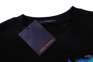 LV 1AAU5B Louis Vuitton Print Cotton Jersey Men Women's T-shirt L56202 - S - View 4