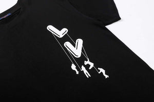LV 1AAU5B Louis Vuitton Print Cotton Jersey Men Women's T-shirt L56206 - S - View 6