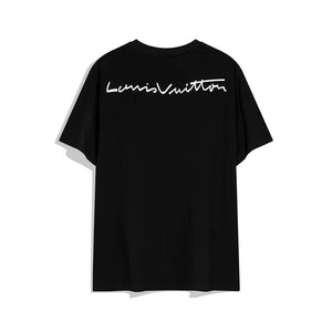 LV 1AAU5B Louis Vuitton Print Cotton Jersey Men Women's T-shirt L56208 - S - View 2