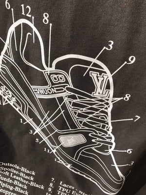LV 1AAU5D Men's LV Frequency Graphic T-Shirt L66458 - M - View 6