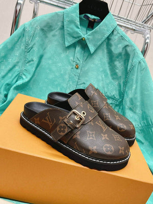 LV 1AAW6Q Louis Vuitton LV Cosy Flat Comfort Clogs L99023 - 35 - View 2