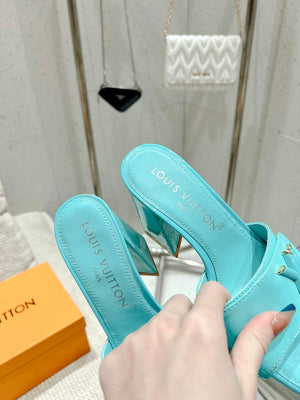 LV 1AB1JL Louis Vuitton Women's Shake Mules heel 9.5cm L68255 - 35 - View 8