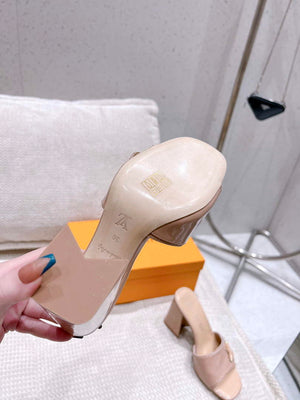 LV 1AB1JL Louis Vuitton Women's Shake Mules heel 9.5cm L68256 - 35 - View 9
