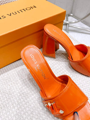 LV 1AB1JL Louis Vuitton Women's Shake Mules heel 9.5cm L68260 - 35 - View 8