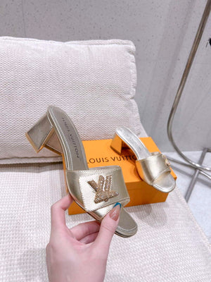 LV 1AB2OR Louis Vuitton Women's Shake Mules heel 5.5cm L68262 - 35 - View 7