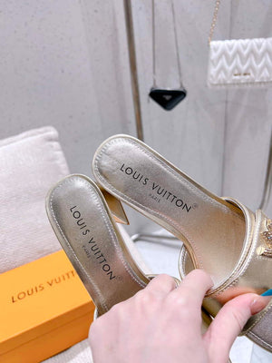 LV 1AB2OR Louis Vuitton Women's Shake Mules heel 5.5cm L68262 - 35 - View 8